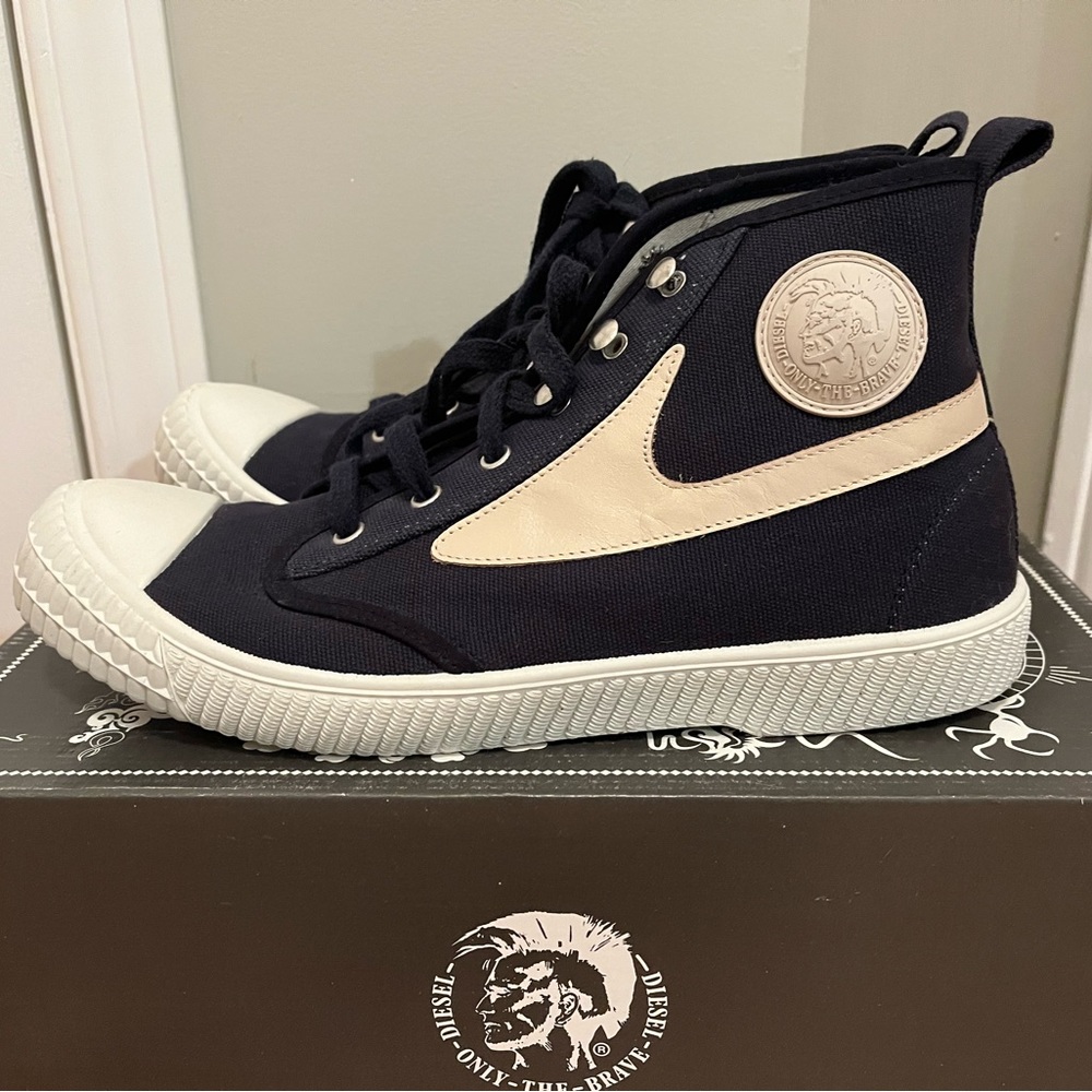 Mens Diesel Draags94 Midnight Blue shoes 10